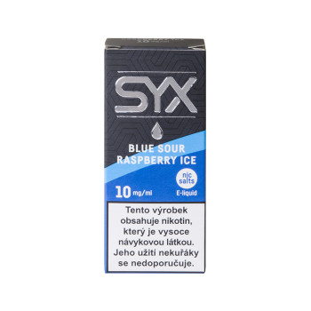 SYX Nikotinová sůl Blue Sour Raspberry Ice 10mg 10ml - 1