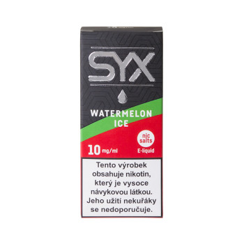 SYX Nikotinová sůl Watermelon Ice 10mg 10ml