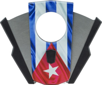 Zigarrenabschneider "Cuba Flag" Doppelklinge, 27mm Schnitt