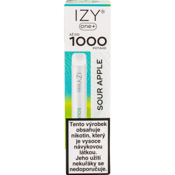 E-Zigarette IZY ONE+1000 SOUR APPLE 18MG